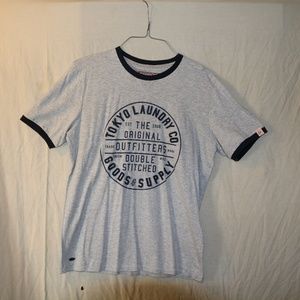 Unique Tokyo Laundry graphic T , new , L